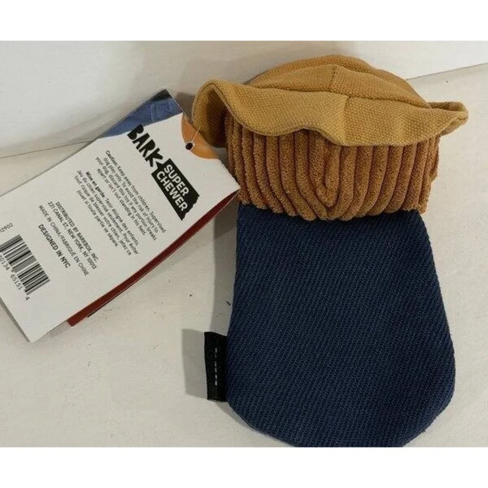 Bark‎ Box Shreddy Eddy The Scarecrow Super Chewer Dog Toy New Size Small 0-20lbs